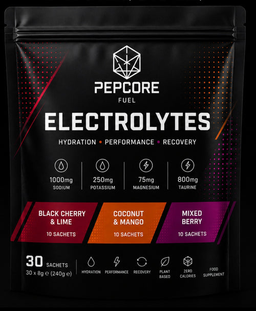PepCore Fuel Electrolytes – 30 Sachet Bag (3 Flavours)